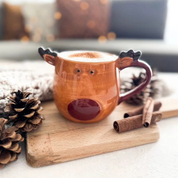 Rénszarvas bögre, nagy - 4 dl